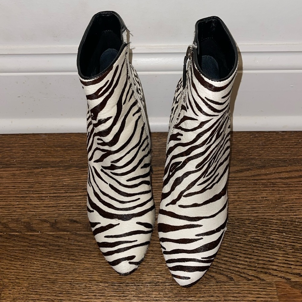 Guess Pony Hair Leopard/Tiger Print Booties